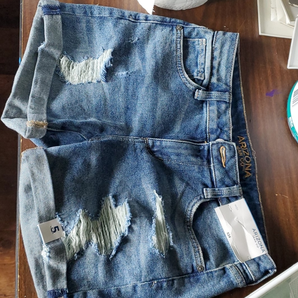 Arizona distressed shorts